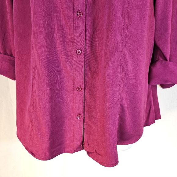 2/$20 Nwt Cato XL Collared Bd Blouse - Picture 5 of 8